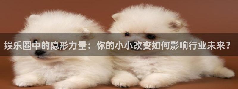 辉达娱乐登录：娱乐圈中的隐形力量：你的小小改变如何影响行业未来？